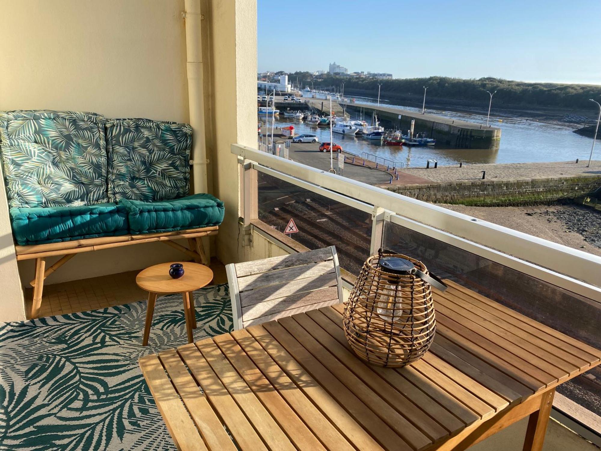 Apartmán Vue Sur L'Entree Du Port Saint-Gilles-Croix-de-Vie Exteriér fotografie